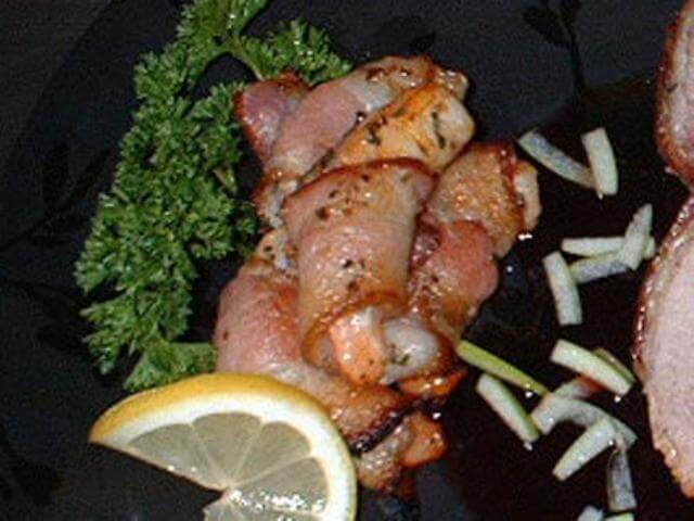 Bourbon Shrimps in a Bacon Blanket Photo 1 Bourbon Shrimps in a Bacon Blanket Photo 1