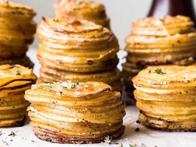 Crispy Parmesan Potato Stacks Photo 1 Crispy Parmesan Potato Stacks Photo 1