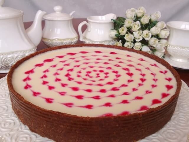 A Cheesecake with Marshmallow Cream without Baking Photo 1 A Cheesecake with Marshmallow Cream without Baking Photo 1