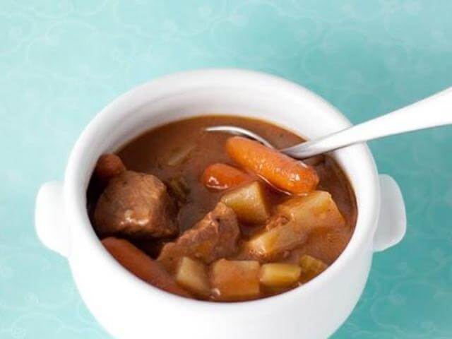 Beef Soup with Vegetables in a Crock Pot Photo 1 Beef Soup with Vegetables in a Crock Pot Photo 1