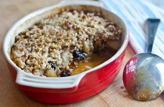 Pear & Dried Cherry Crisp with Walnut Streusel Photo 1 Pear & Dried Cherry Crisp with Walnut Streusel Photo 1