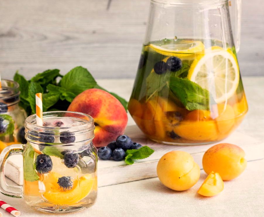 Homemade Blueberry Apricot Lemonade Photo 1 Homemade Blueberry Apricot Lemonade Photo 1