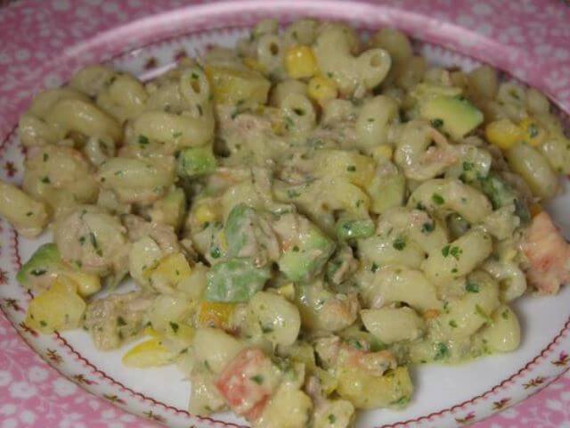 Pasta with avocado Photo 1 Pasta with avocado Photo 1