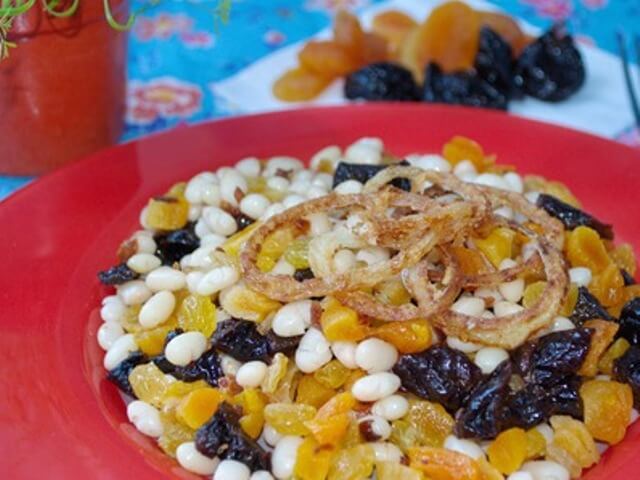 Bean Salad with Dried Fruit Photo 1 Bean Salad with Dried Fruit Photo 1
