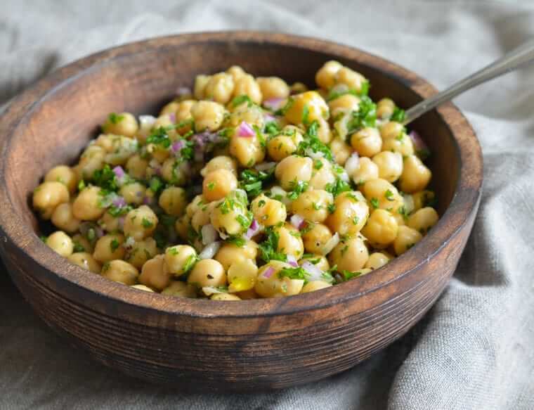 Chickpea & Red Onion Salad Photo 1 Chickpea & Red Onion Salad Photo 1