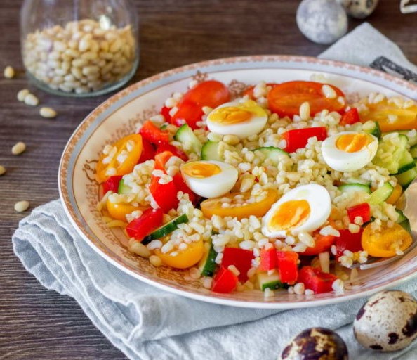Salad with Bulgur and Vegetables Photo 1 Salad with Bulgur and Vegetables Photo 1