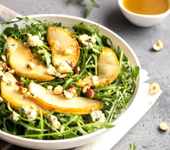 Salad with Pears and Dorblu Cheese Photo 1 Salad with Pears and Dorblu Cheese Photo 1
