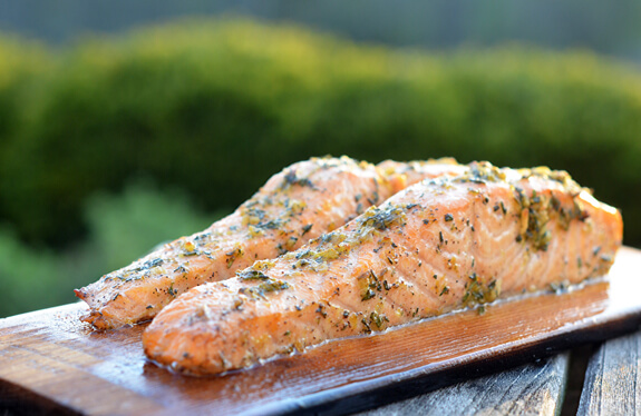 Cedar Planked Salmon Photo 1 Cedar Planked Salmon Photo 1