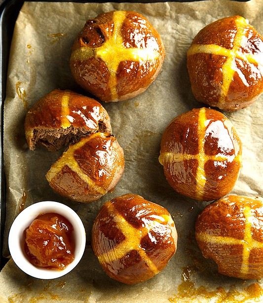 Easter Hot Cross Buns Photo 1 Easter Hot Cross Buns Photo 1
