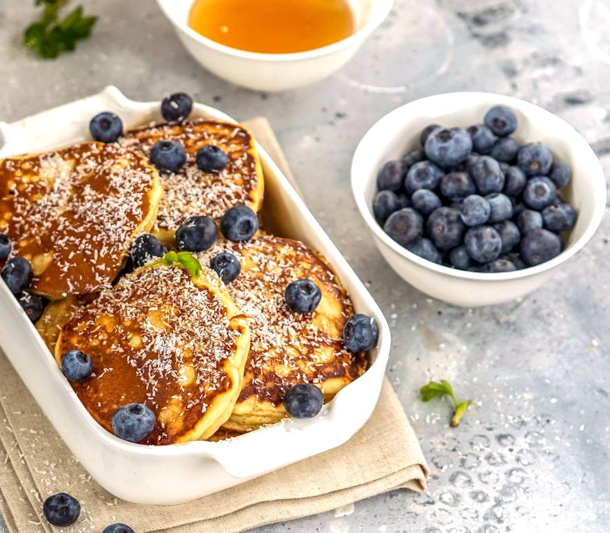 Vegan Pancakes with Maple Syrup Photo 1 Vegan Pancakes with Maple Syrup Photo 1