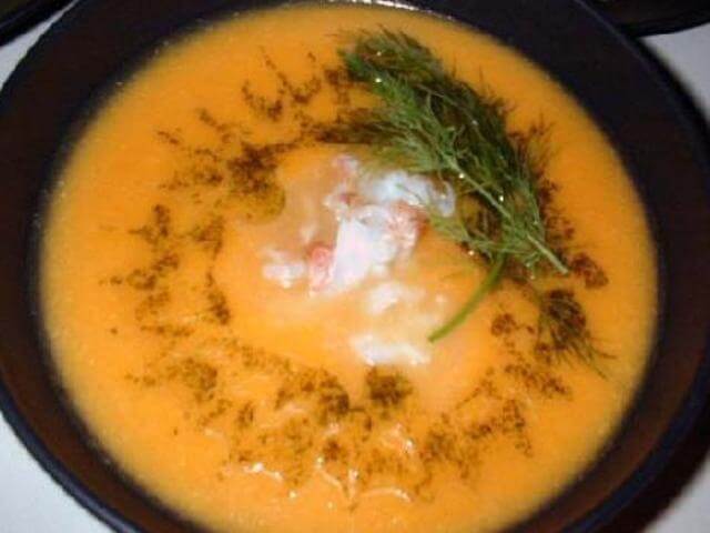 Butternut Squash Soup with Lobster Photo 1 Butternut Squash Soup with Lobster Photo 1
