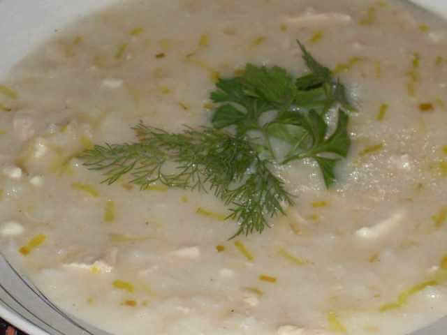 English Chicken Soup with Cheese Photo 1 English Chicken Soup with Cheese Photo 1