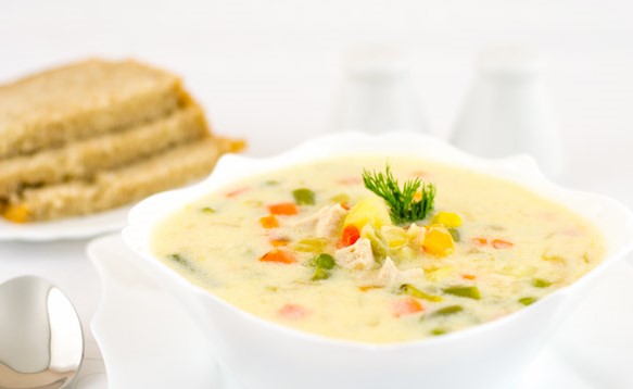 Healthy Chicken Soup with Cream Photo 1 Healthy Chicken Soup with Cream Photo 1