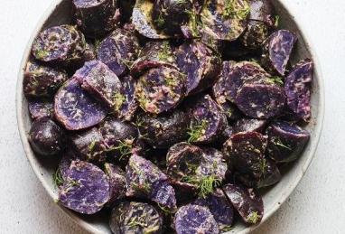 Olive Oil Purple Potato Salad Photo 1