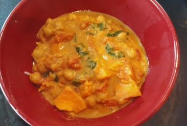 Vegan Sweet Potato Chickpea Curry Photo 1