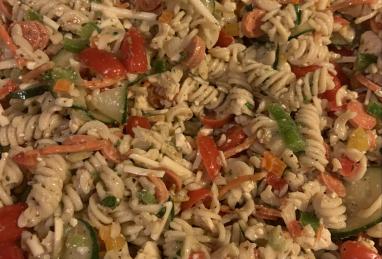 Pasta Salad with Homemade Dressing Photo 1