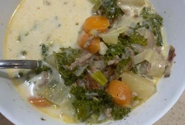 Sausage, Potato and Kale Soup Photo 1