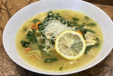 Lemon Chicken Orzo Soup Photo 1