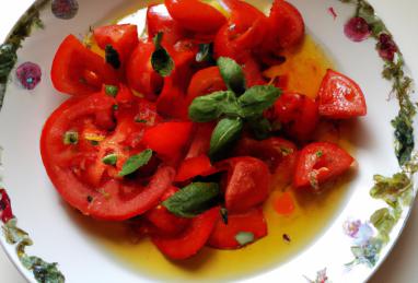 Fresh Tomato and Basil Salad Photo 1