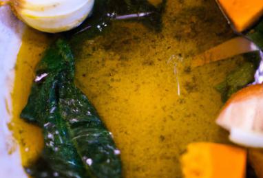 Pumpkin Spinach Onion Soup Photo 1