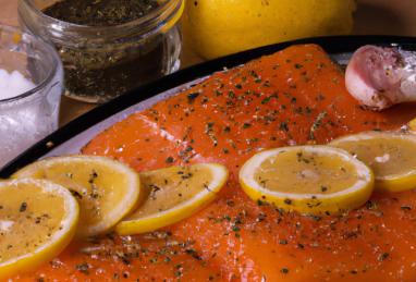 Grilled Salmon with Citrusy Dill Sauce Photo 1