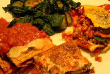 Vegan, Gluten-Free Christmas Veggie Lasagna Photo 1