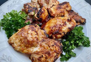 Air Fryer Honey-Mustard Chicken Thighs Photo 1