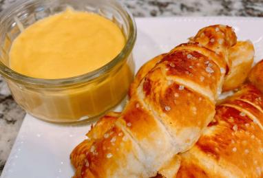 Air Fryer Pretzel Crescent Rolls Photo 1