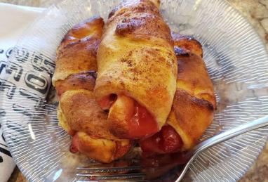 Air Fryer Cherry Cream Cheese Croissants Photo 1