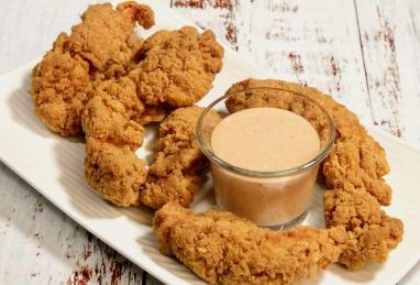 Air Fryer Frozen Chicken Strips Photo 1