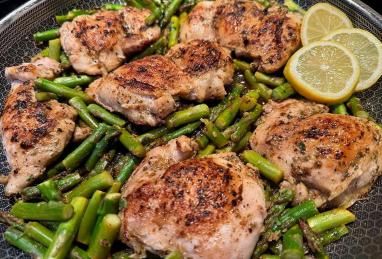 One-Pan Lemon Garlic Chicken and Asparagus Photo 1