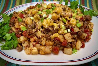 Tex-Mex Ground Beef and Potato Skillet Photo 1