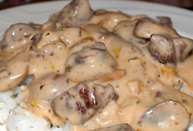 Beef Stroganoff with White Wine Photo 1