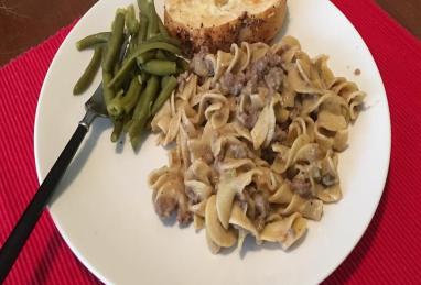 Simple Ground Beef Stroganoff Photo 1