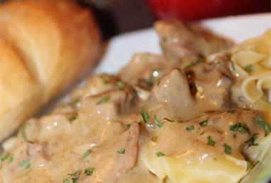 Easy Slow Cooker Stroganoff Photo 1