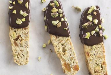 Chocolate-Dipped Pistachio Biscotti Photo 1