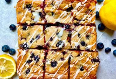 Lemon-Blueberry Blondie Bars Photo 1