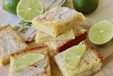 White Chocolate Lime Blondies Photo 1