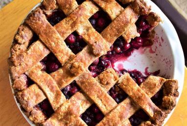 Cherry-Berry Pie with Whole Wheat Pie Crust Photo 1