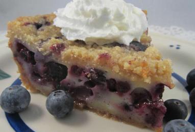 Blueberry Custard Pie Photo 1