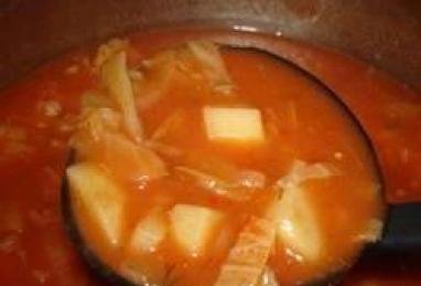 Cabbage Borscht Mennonite Soup Photo 1