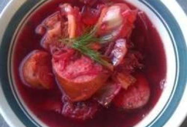 Borscht with Meat Photo 1