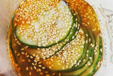 Japanese-Style Pickled Cucumber (Sunomono) Photo 1