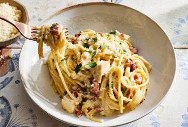 Chicken Carbonara Pasta Bake Photo 1