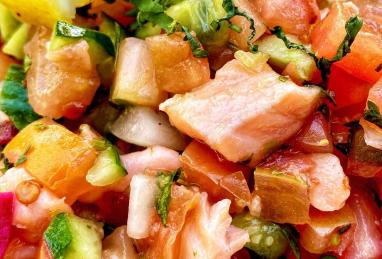 Salmon Ceviche Photo 1