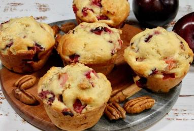 Plum and Pecan Muffins Photo 1