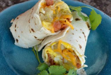 New Mexico Green Chile Breakfast Burritos Photo 1