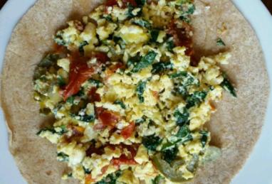 Spinach Feta Egg Wrap Photo 1