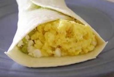 Easy Egg and Avocado Breakfast Burrito Photo 1