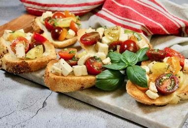 Bruschetta with Mozzarella Photo 1